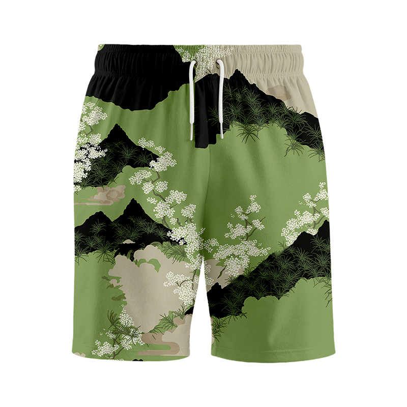 Tokyocanvas Spring Flower Swim Short