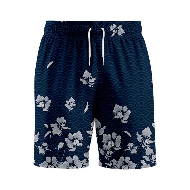 Tokyocanvas Falling Petals Aloha Swim Short