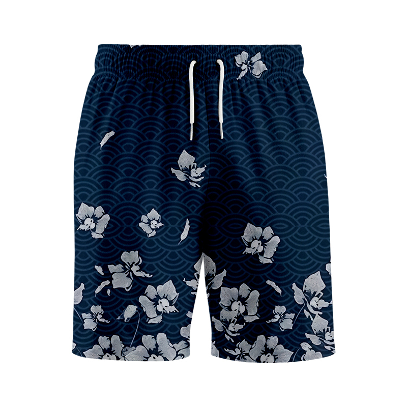 Tokyocanvas Falling Petals Aloha Swim Short