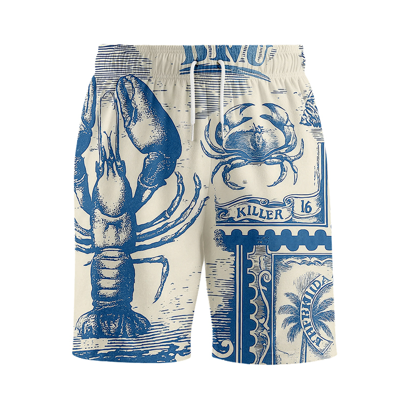 Tokyocanvas Bermuda Post Swim Short