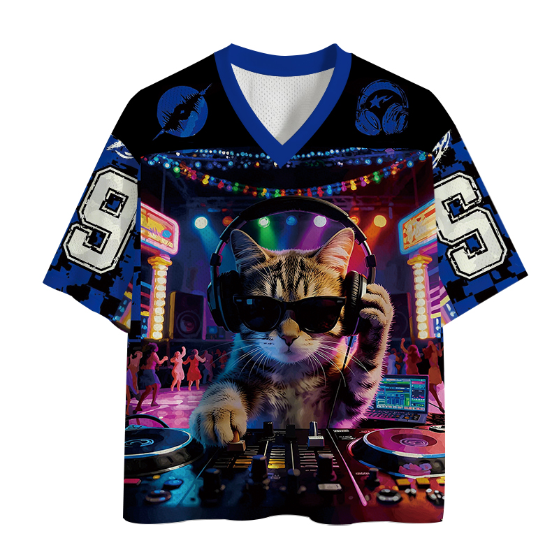 Tokyocanvas DJ Cat Rave Mesh Jersey