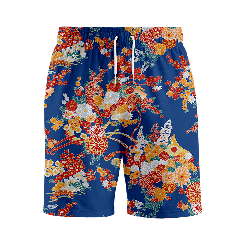 Tokyocanvas Summer Flowers Swim Short