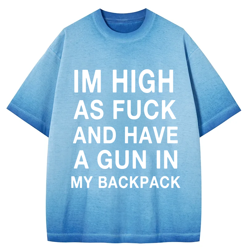 Tokyocanvas Im High Gradient Washed T-Shirt