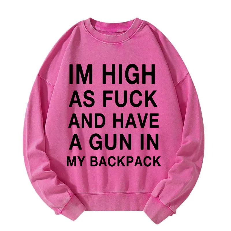 Tokyocanvas Im High Washed Sweatshirt