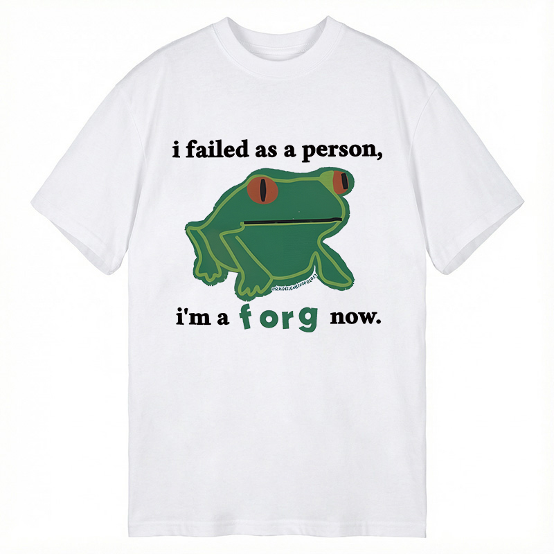 Tokyocanvas I Failed As A Person Funny Frog Meme Classic T-Shirt