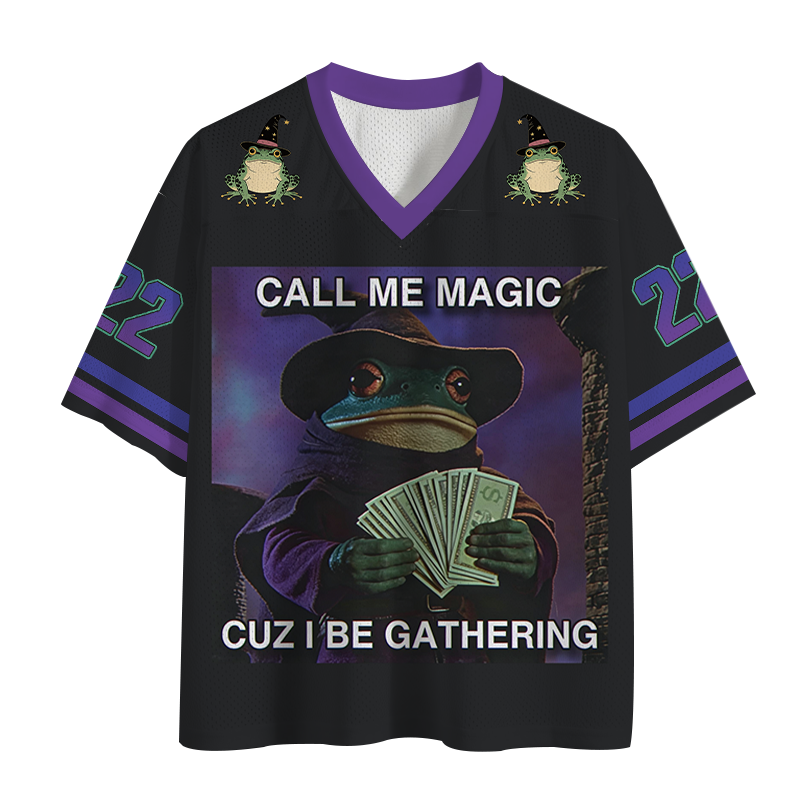 Tokyocanvas Call Me Magic Cuz I Be Gathering Mesh Jersey