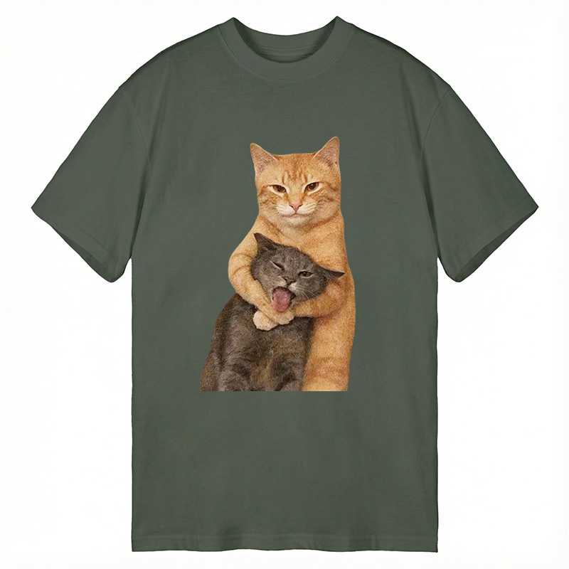 Tokyocanvas Fighting Cat Meme Classic T-Shirt