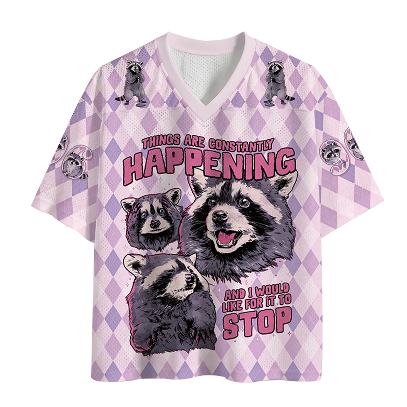 Tokyocanvas Things Are Constantly Happening Mesh Jersey