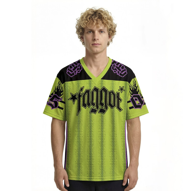 Tokyocanvas Faggot Stars Pride Mesh Jersey