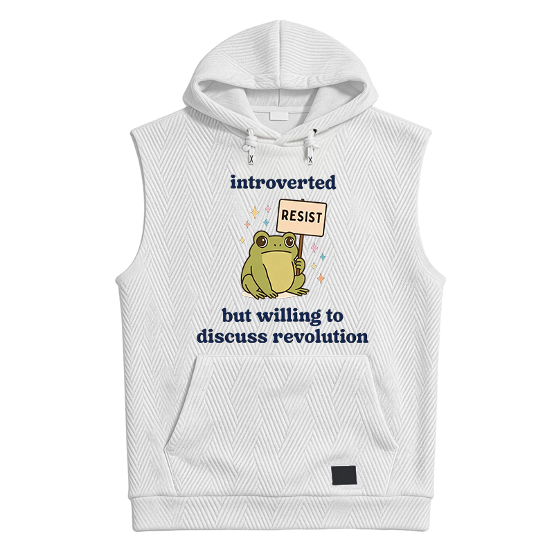 Tokyocanvas Introverted Resistance Frog Hooded Tank