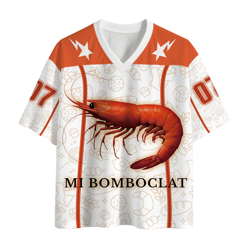 Tokyocanvas Mi Bomboclat Shrimp Meme Mesh Jersey