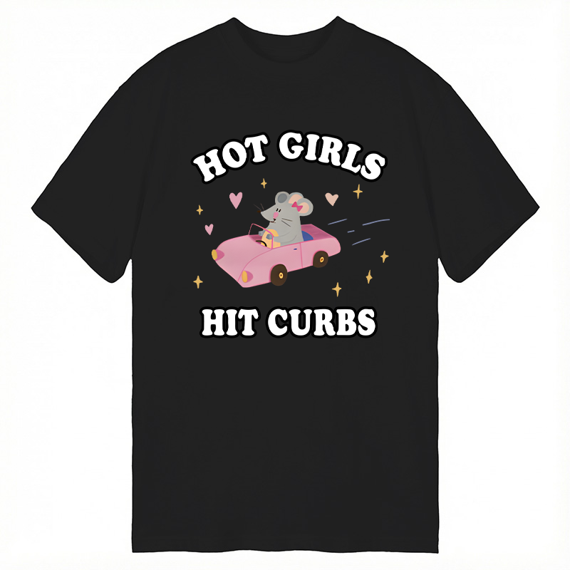 Tokyocanvas Hot Girls Hit Curbs Classic T-Shirt