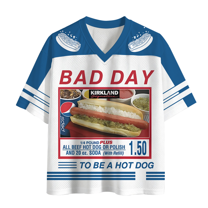 Tokyocanvas Bad Day To Be A Hot Dog Mesh Jersey