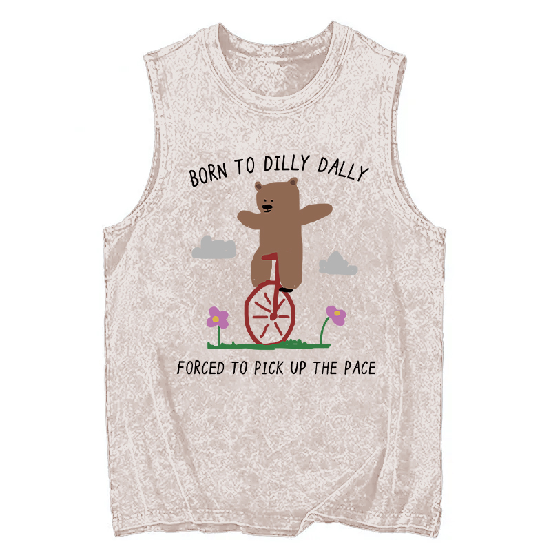 Tokyocanvas Forced To Pick Up The Pace Numbers Washed Tank