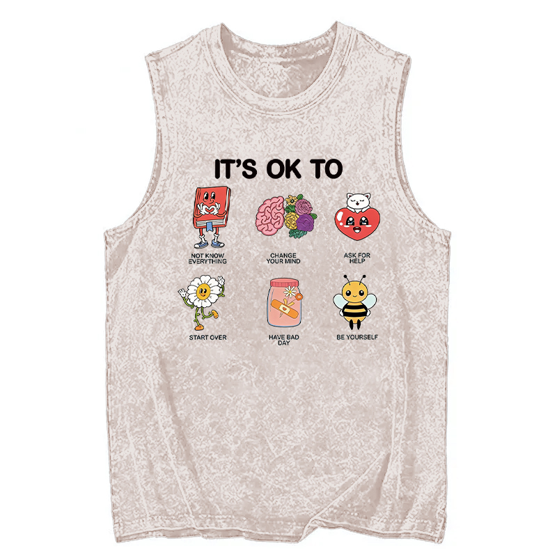 Tokyocanvas It's OK To Washed Tank
