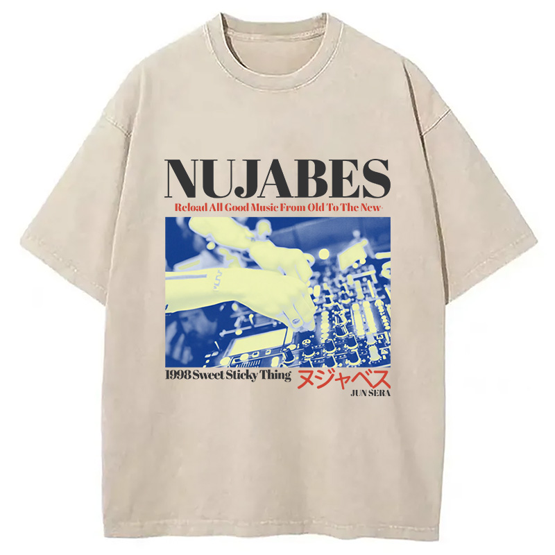 Tokyocanvas Vintage Nujabes Washed T-Shirt – tokyocanvas