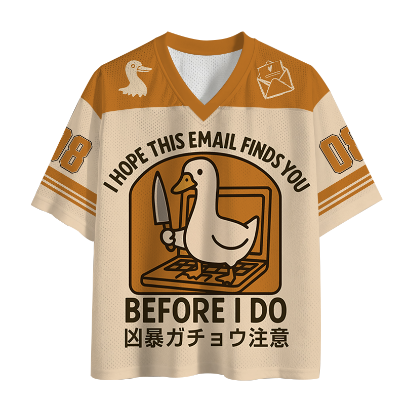 Tokyocanvas Goose With A Knife Mesh Jersey