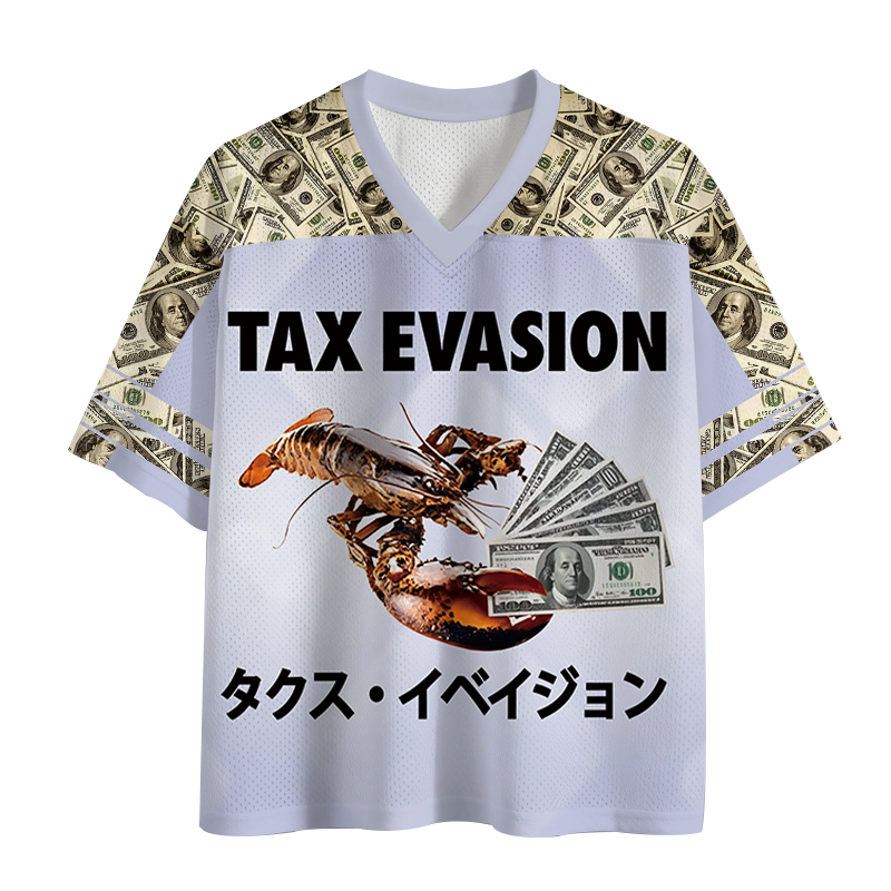 Tokyocanvas Tux Evasion Funny Mesh Jersey