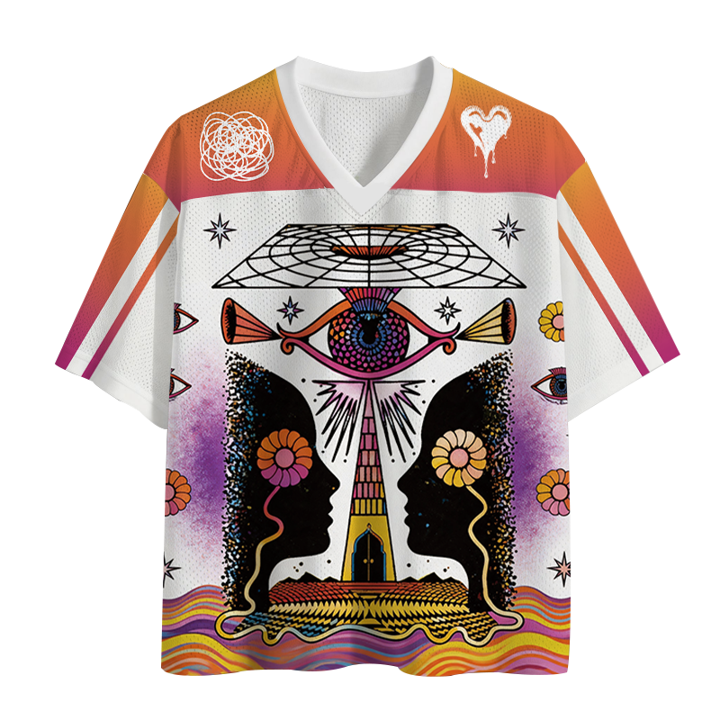 Tokyocanvas Dual-Face Sacred Eye Mesh Jersey
