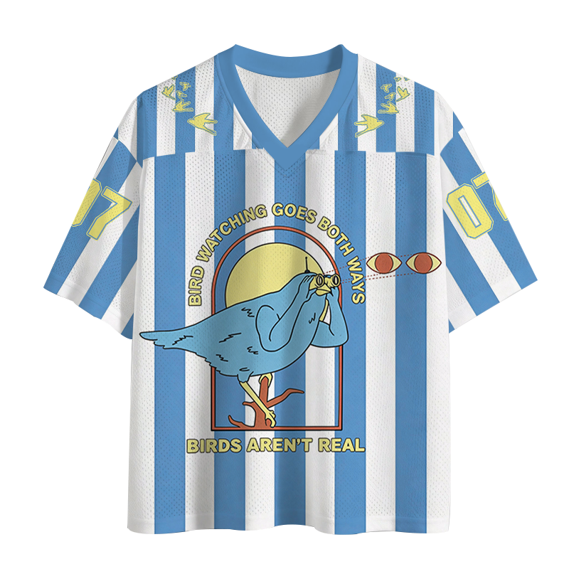 Tokyocanvas Bird Aren't Real Mesh Jersey