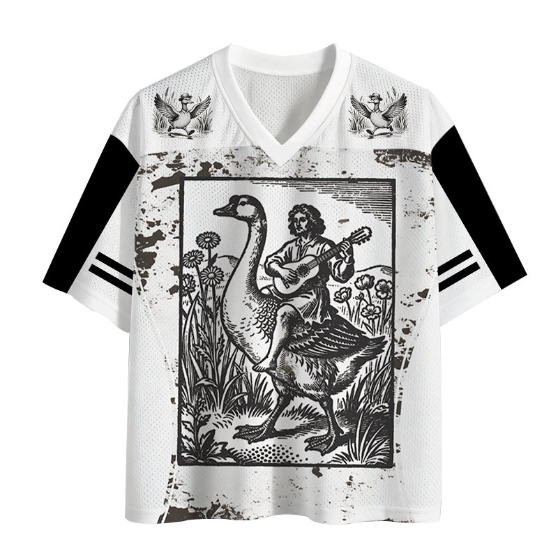 Tokyocanvas Medieval Bard Goose Mesh Jersey