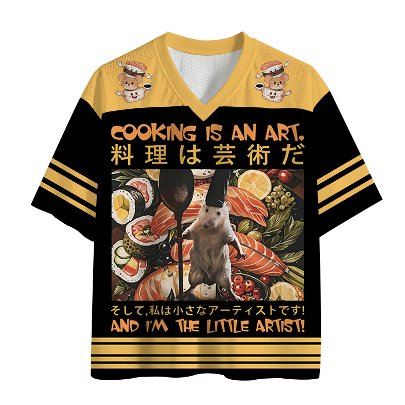 Tokyocanvas Cooking Is An Art And I'm The Little Artisti Mesh Jersey
