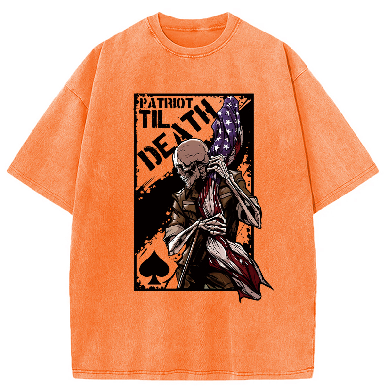 Tokyocanvas Patriot Til Death Washed T-Shirt