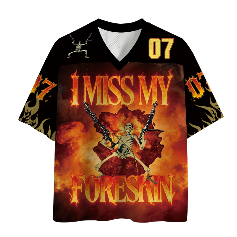 Tokyocanvas I Miss My Foreskin Mesh Jersey