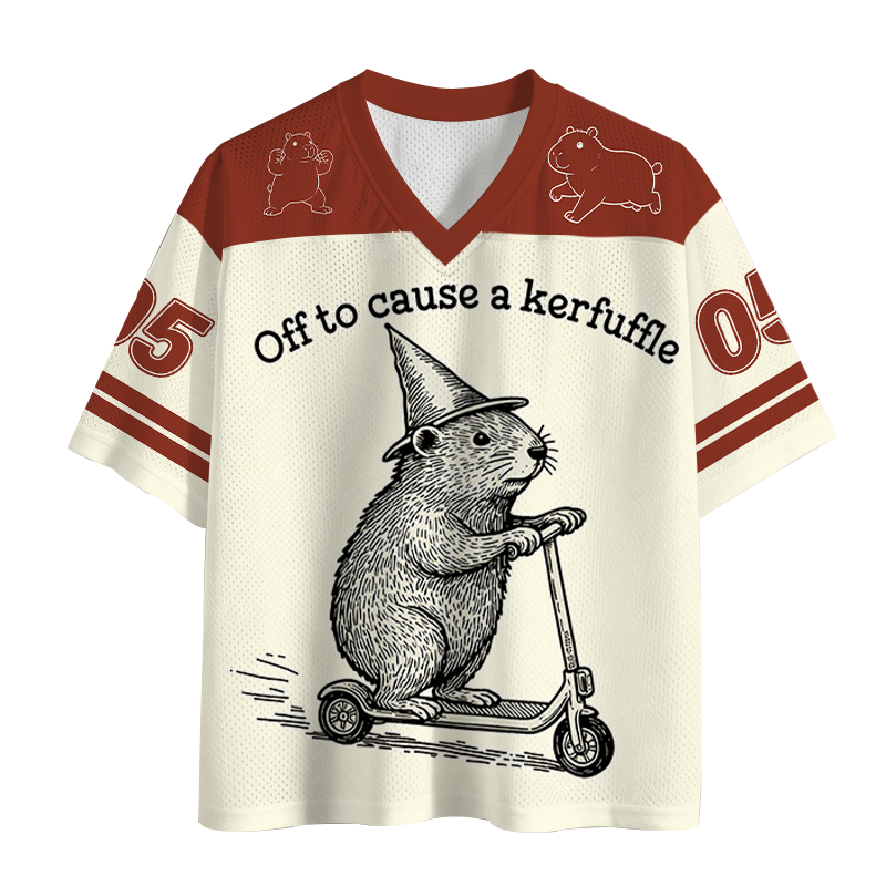 Tokyocanvas Off To Cause A Kerfuffle Mesh Jersey