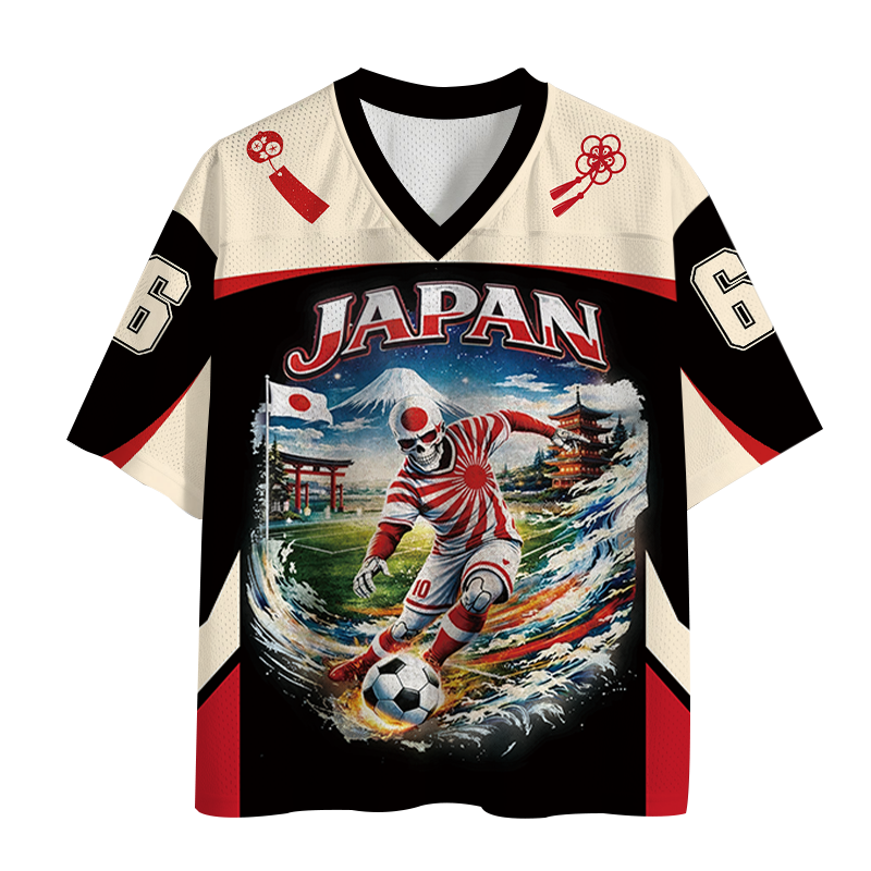 Tokyocanvas Vintage Japanese Football Mesh Jersey