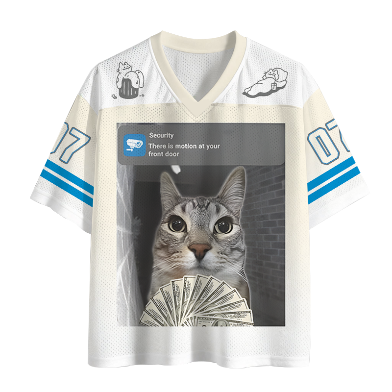 Tokyocanvas Ring Cat Meme Mesh Jersey