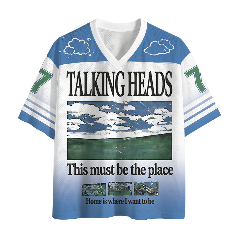 Tokyocanvas Talking Heads This Must Be the Place Lyric Mesh Jersey