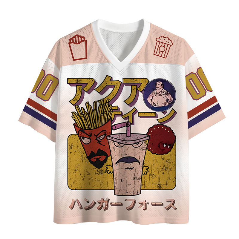 Tokyocanvas Aqua Teen Hunger Force Japanese Retro Mesh Jersey