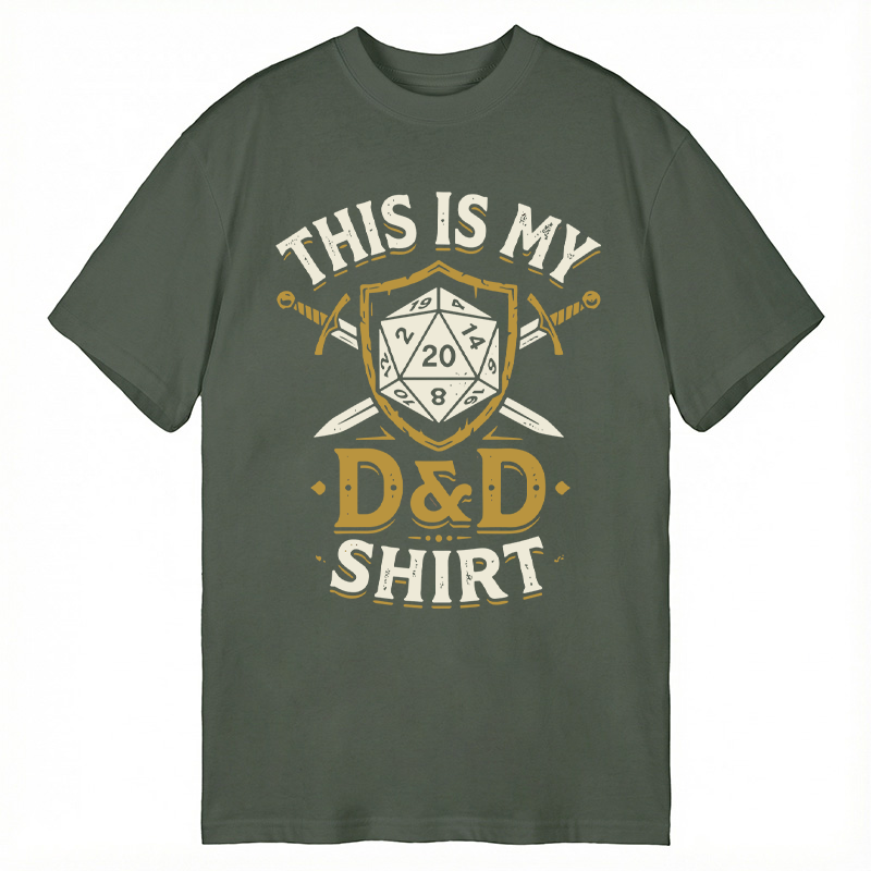 Tokyocanvas This Is My D&D shirt Classic T-Shirt