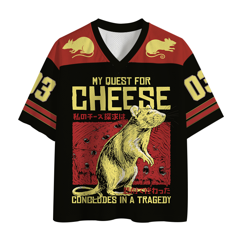 Tokyocanvas My Quest For Cheese Mesh Jersey