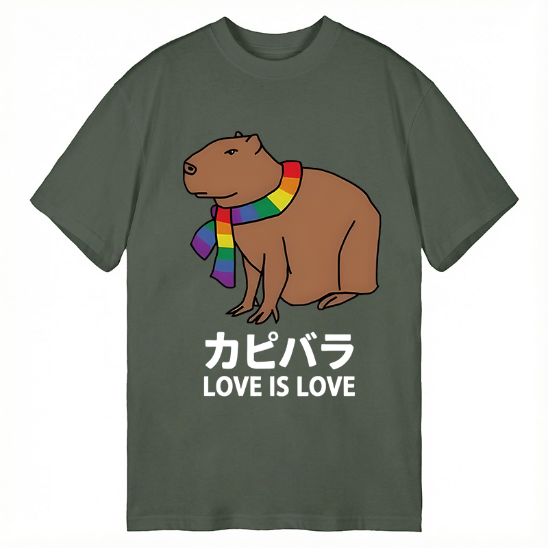Tokyocanvas Capybara With Love Classic T-Shirt