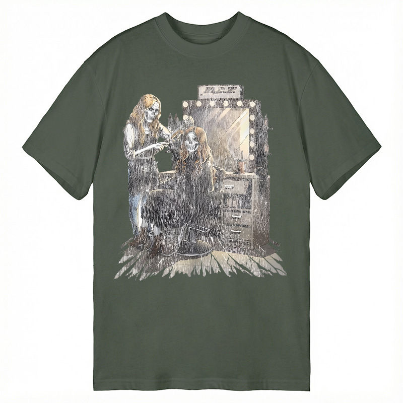 Tokyocanvas Skeleton Hair Cut Classic T-Shirt