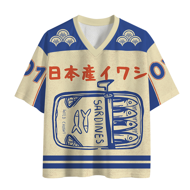 Tokyocanvas Japanese Sardine Mesh Jersey