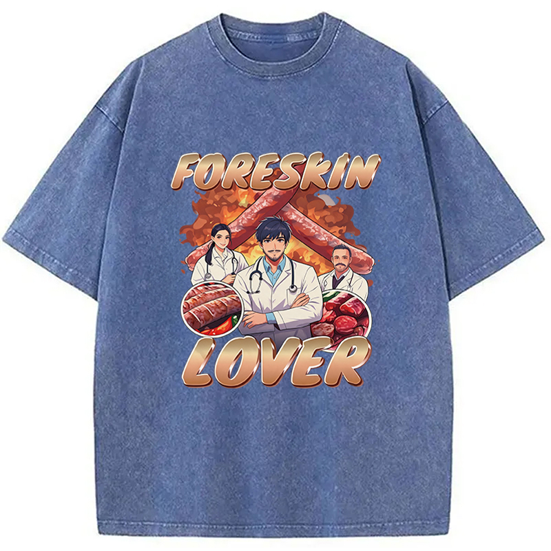 Tokyocanvas Foreskin Lover Washed T-Shirt