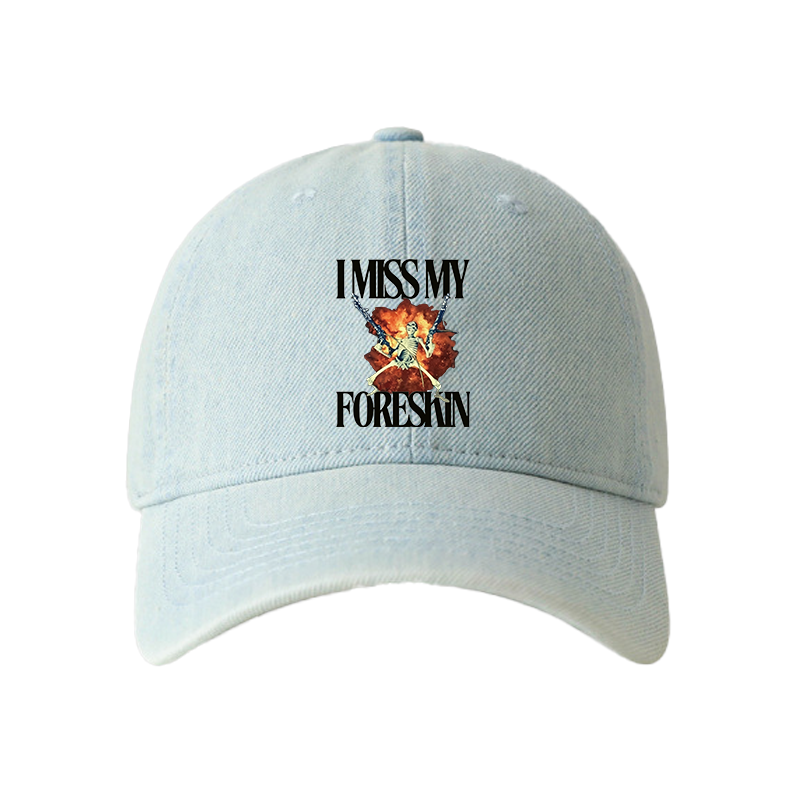 Tokyocanvas I Miss My Foreskin Denim Cap