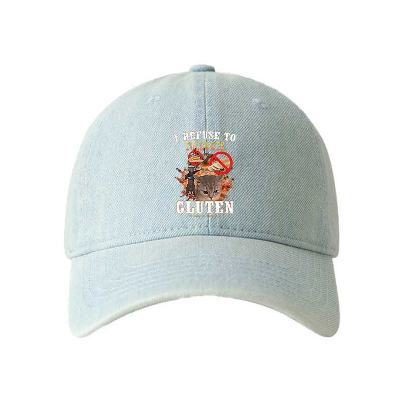 Tokyocanvas I Refuse to Tolerate Gluten Denim Cap