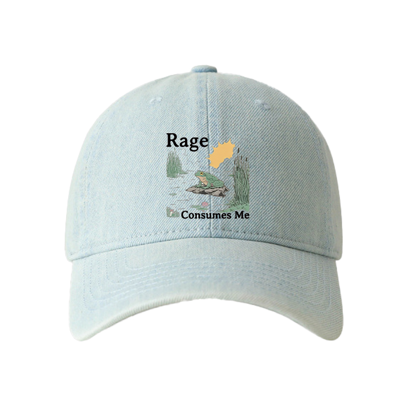 Tokyocanvas Rage Consumes Me Frog Pond Denim Cap
