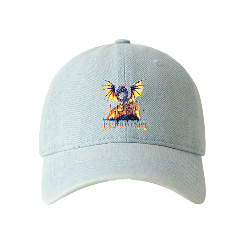 Tokyocanvas Feminism Dragon Denim Cap