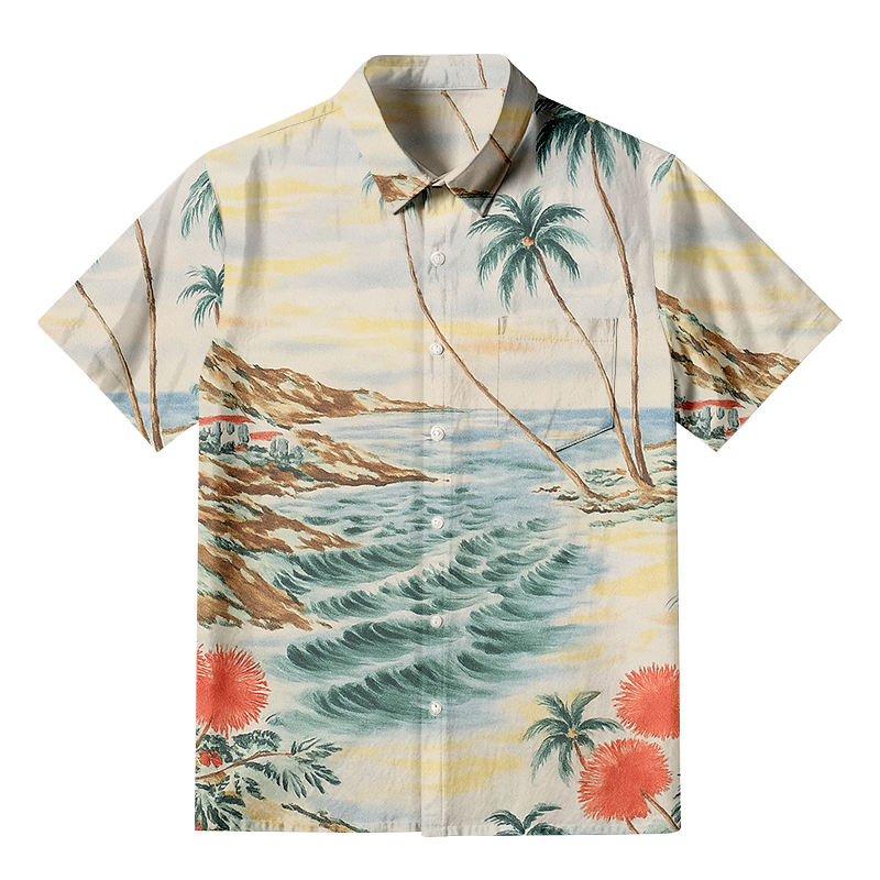 Tokyocanvas Ecru 60s Button-up Shirt