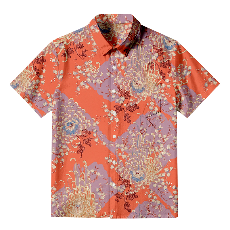 Tokyocanvas ROYAL FLOWER Button-up Shirt