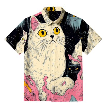 Tokyocanvas Cat's Fantasy Universe Button-up Shirt