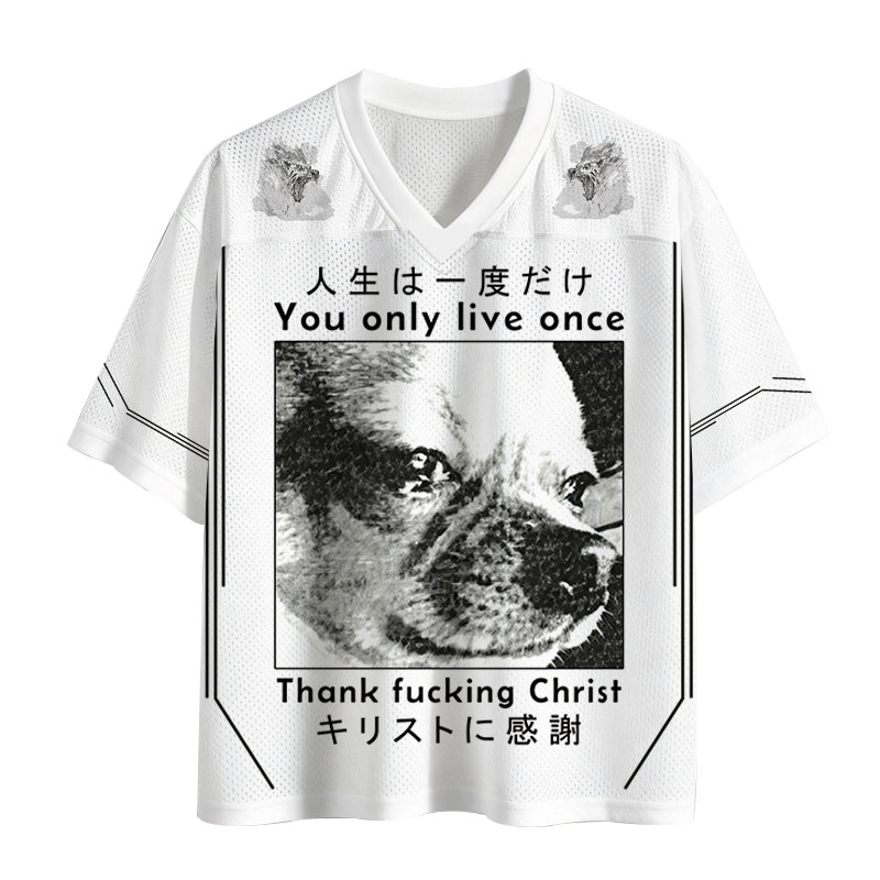 Tokyocanvas You Only Live Once Mesh Jersey