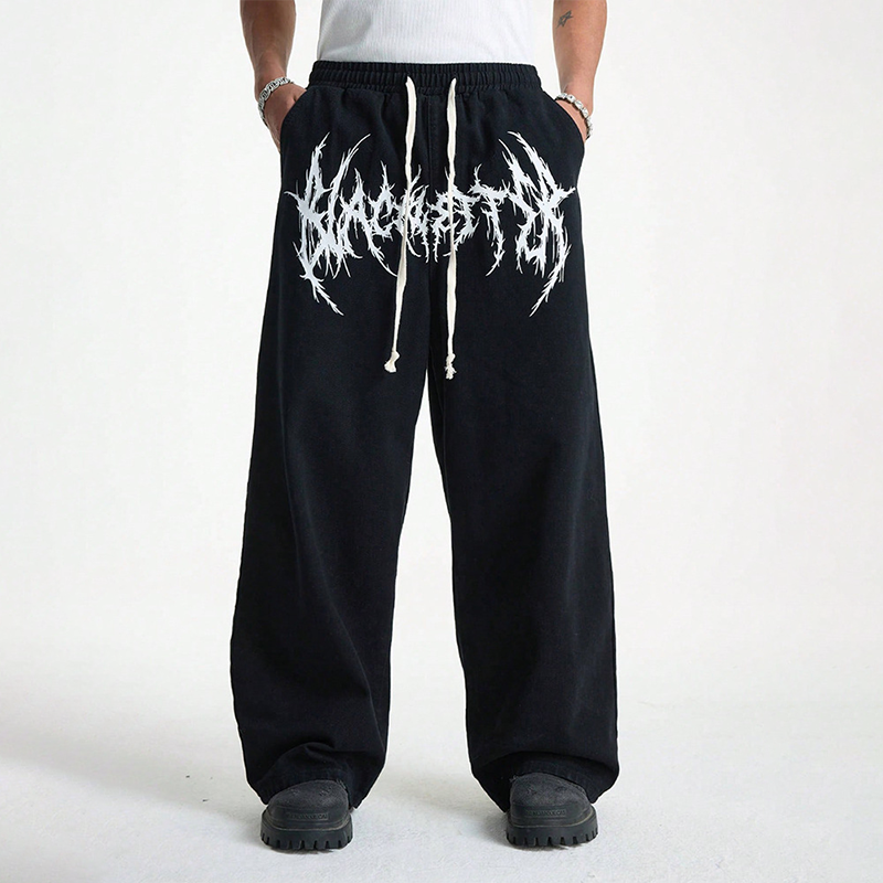 Tokyocanvas Lightning Pattern Sweatpants