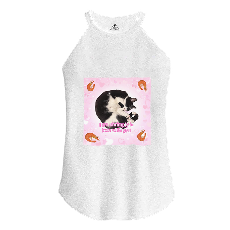 Tokyocanvas I Am Shrimply in Love with You Cotton Tank