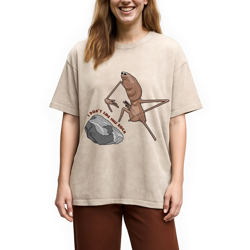 Tokyocanvas I Don't Like This Rock Washed T-Shirt